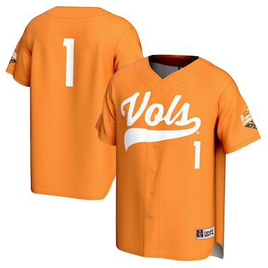  GameDay Greats  Tennessee Orange  2024 NCAA Menâ€™s Baseball College World Series Champions Commemorative Fashion Jersey