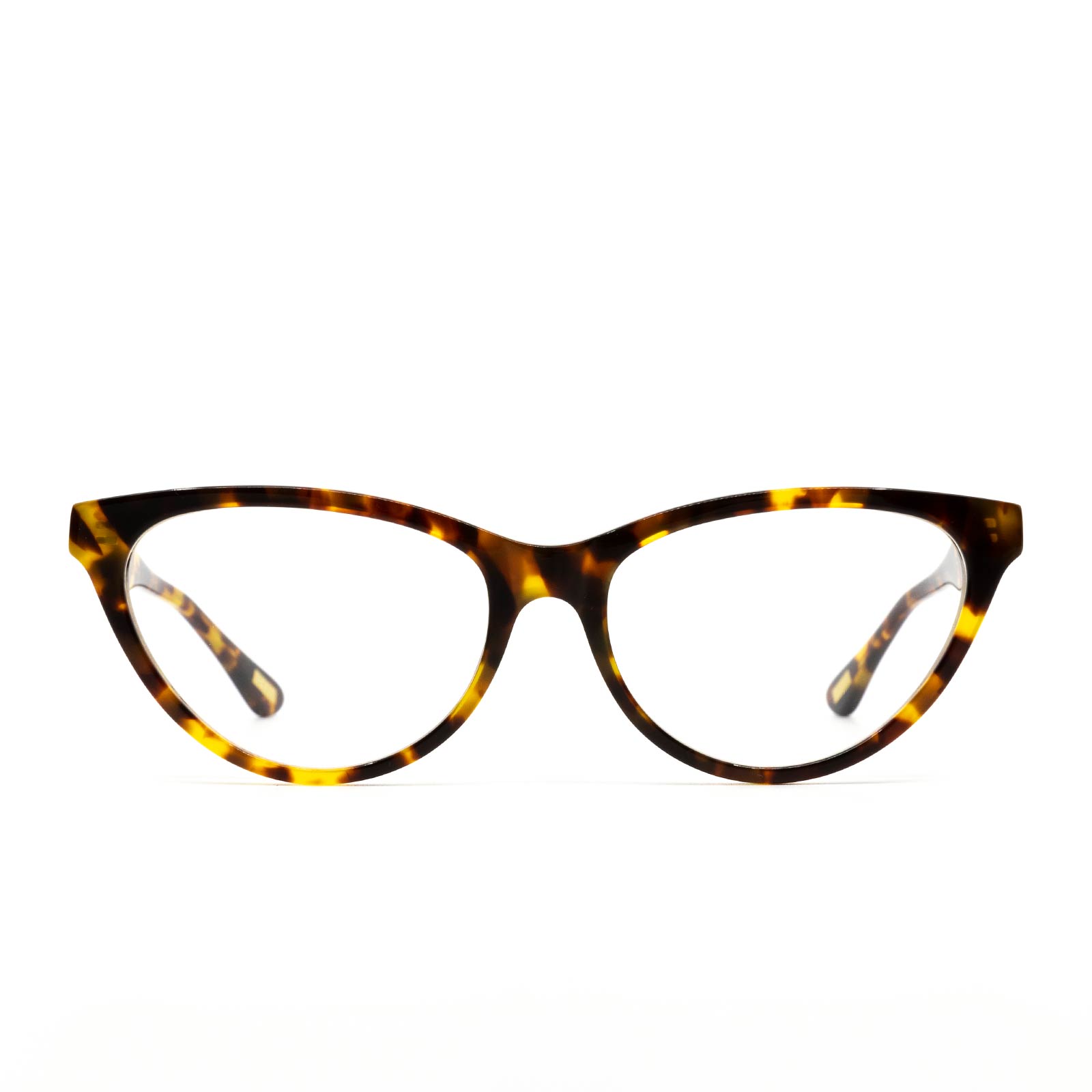 Image of MARLEY - AMBER TORTOISE + BLUE LIGHT TECHNOLOGY CLEAR GLASSES