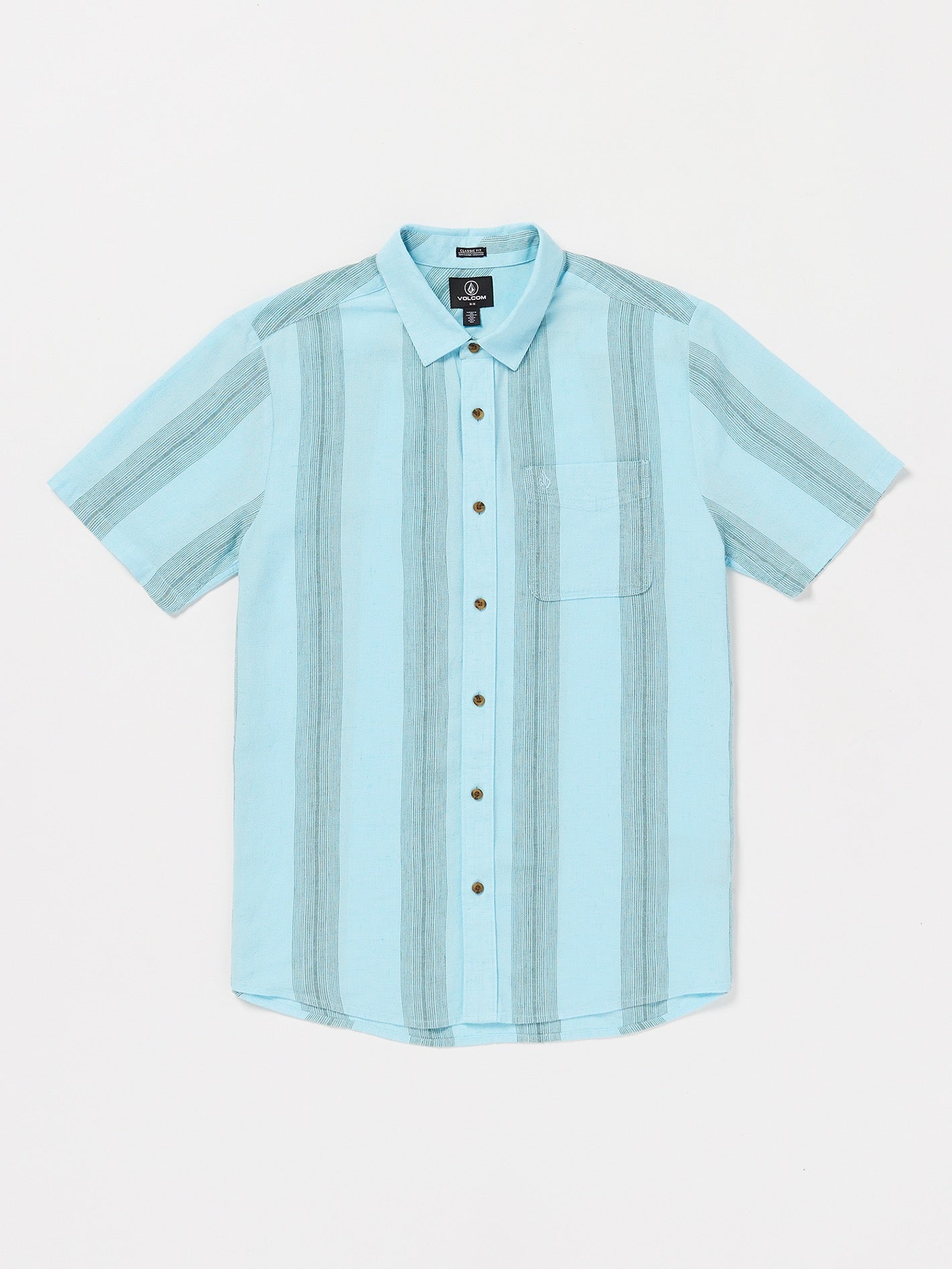 Image of Flaxstone Short Sleeve Shirt - Crystal Blue