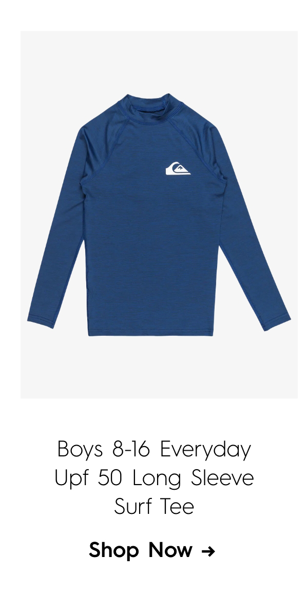 Boys 8-16 Everyday UPF 50 Long Sleeve Surf Tee