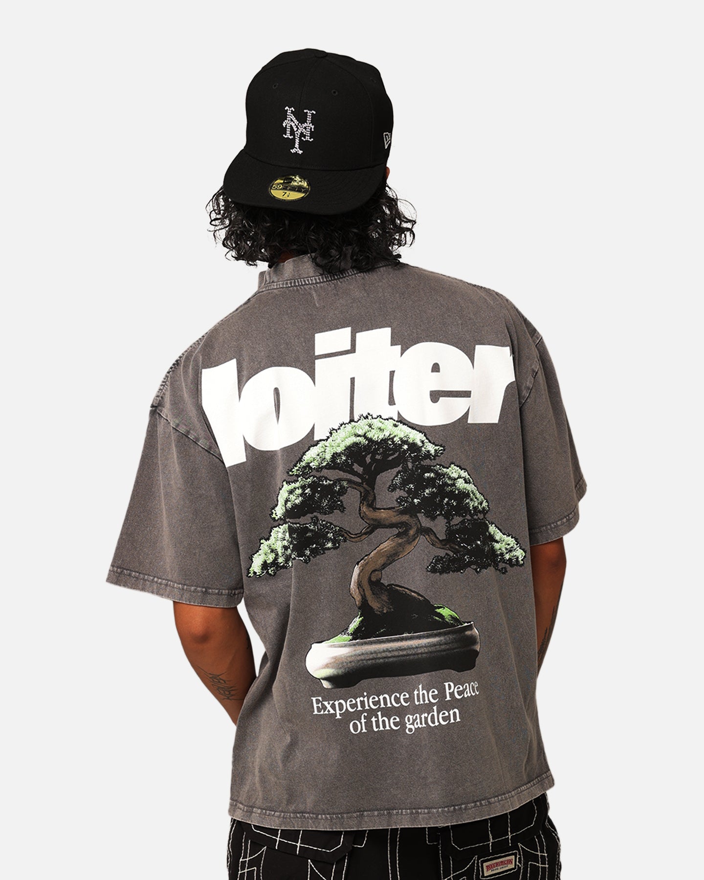 Image of Loiter Bonsai T-Shirt Charcoal