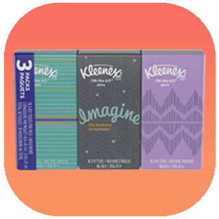 3-pk. of Kleenex facial tissues