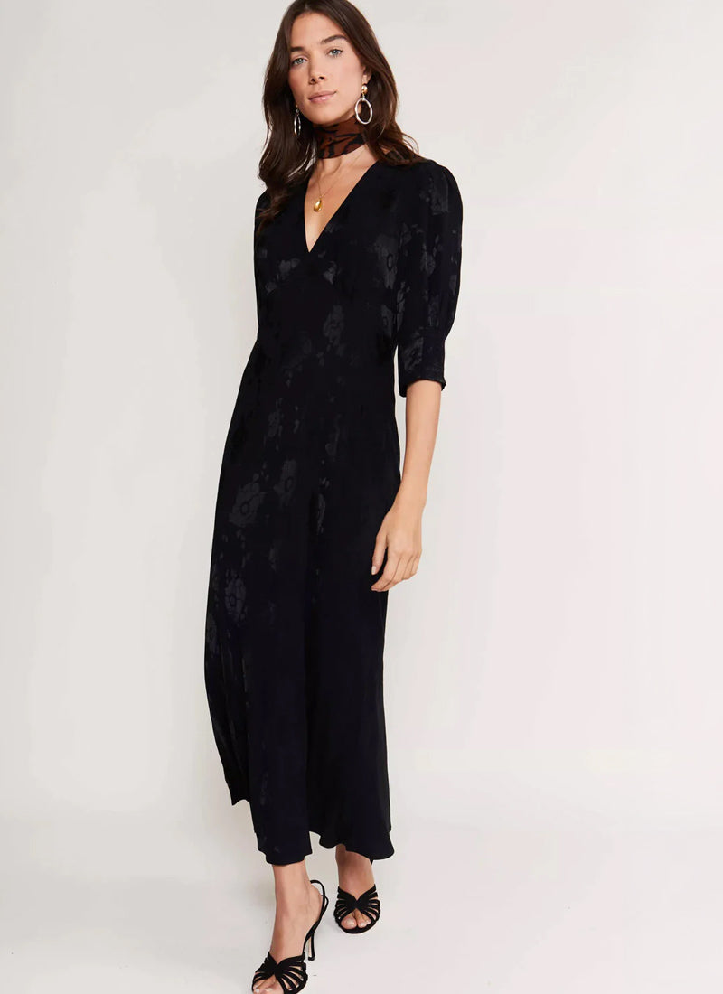 Image of Zadie Jacquard Midi Dress