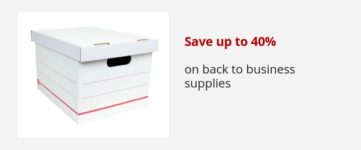 Save up to 30%  on back to business supplies