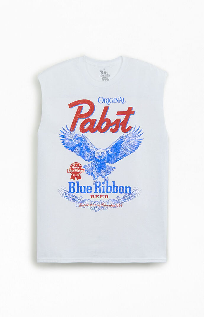 Image: Pabts Blue Ribbon Cutoff Tank Top