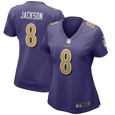  Nike Lamar Jackson Purple  Alternate Game Player Jersey