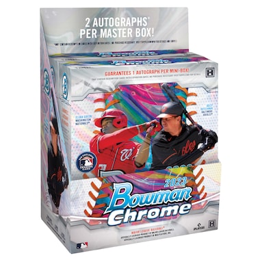 2023 Bowman Chrome Baseball Factory Sealed Hobby Box