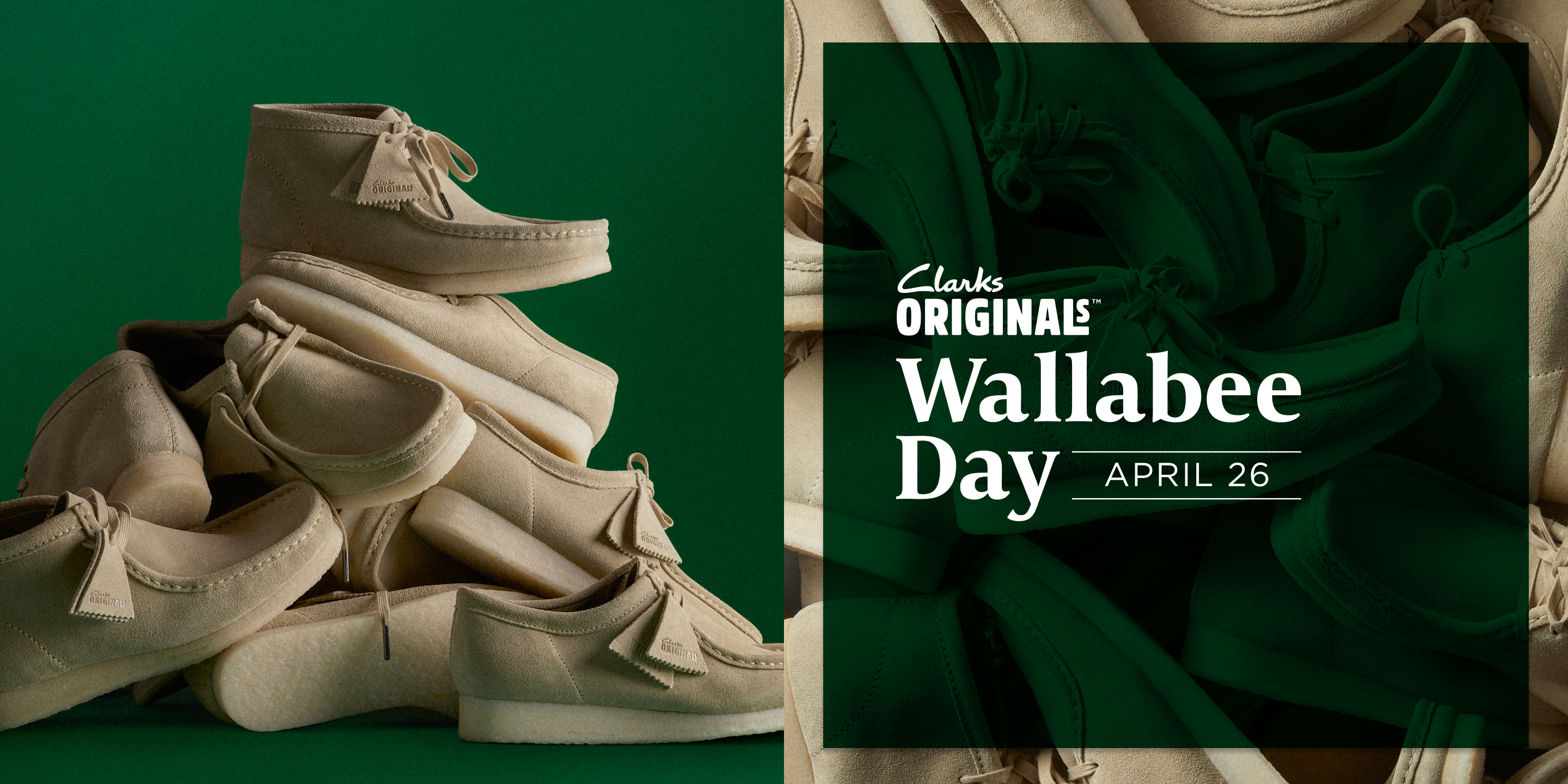 Clarks Originals Wallabee Day April 26