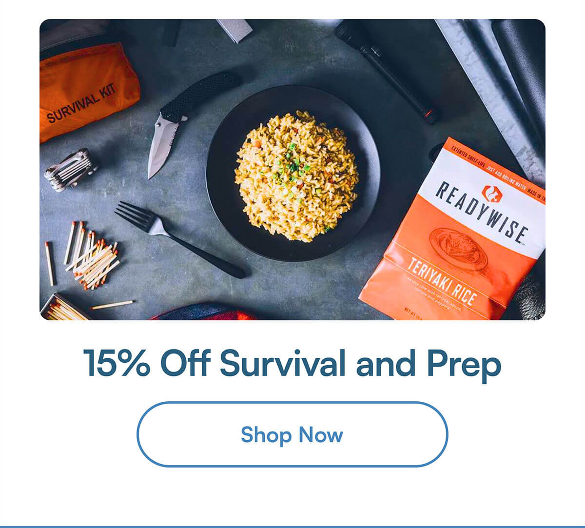 15% Off Survival and prep