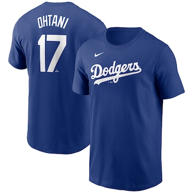  Nike Shohei Ohtani Royal  2024 Fuse Name & Number T-Shirt