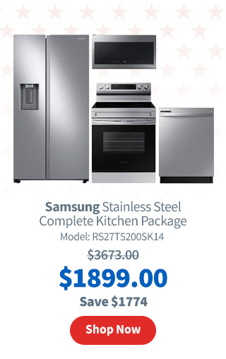 Samsung Stainless Steel Complete Kitchen Package. $1899.00. Shop Now.