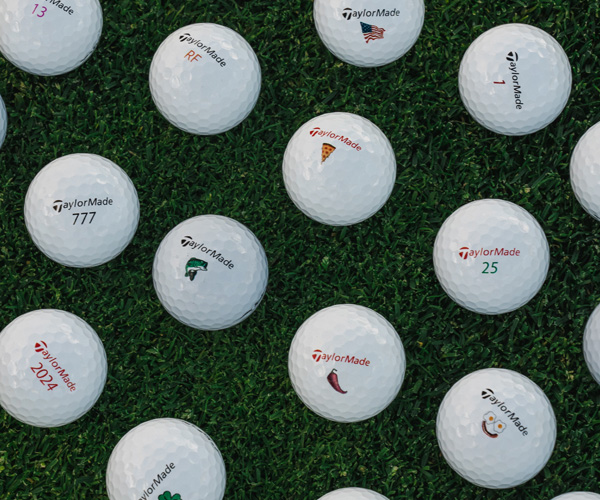 MySymbol Golf Balls on green