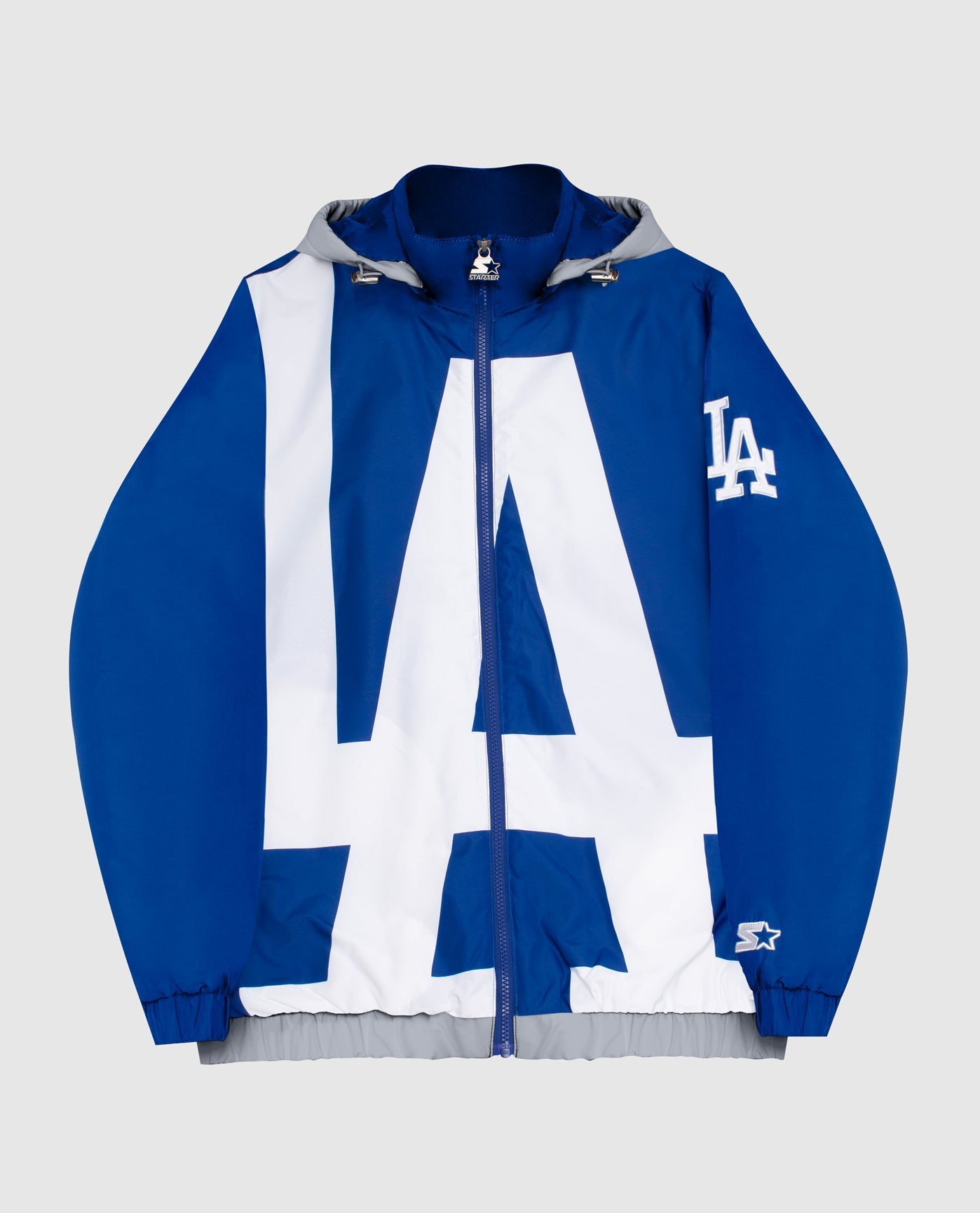 Image of Los Angeles Dodgers Hooded Nylon Full-Zip Jacket