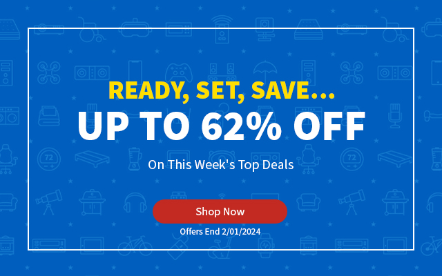 Ready, Set, Save...Up to 62% Off on This Week's Top Deals. Shop Now.