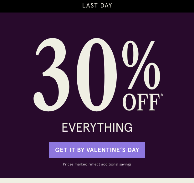 Get It By Valentine's Day >