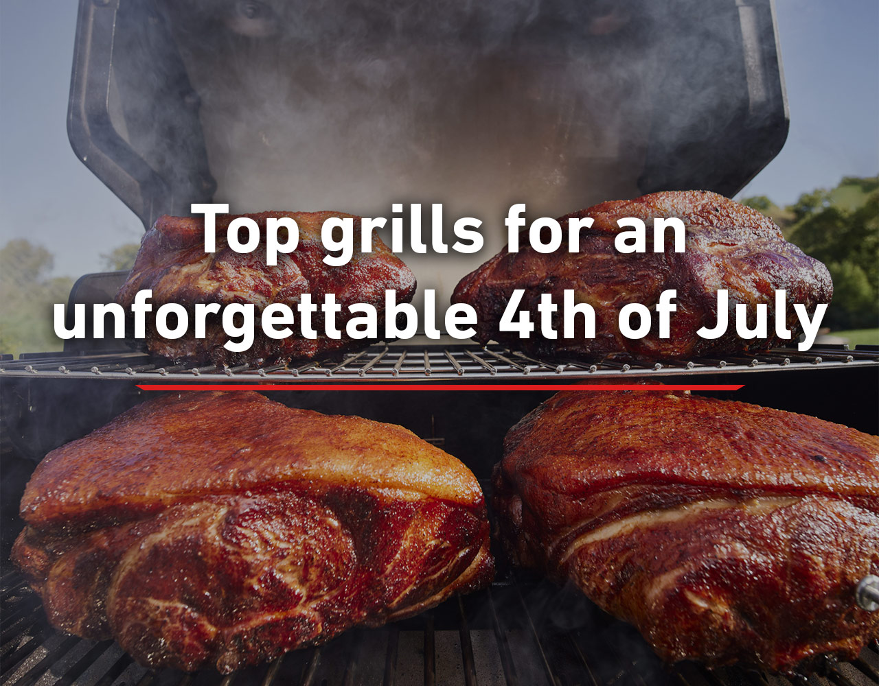 link to discover more about weber grills this July 4th