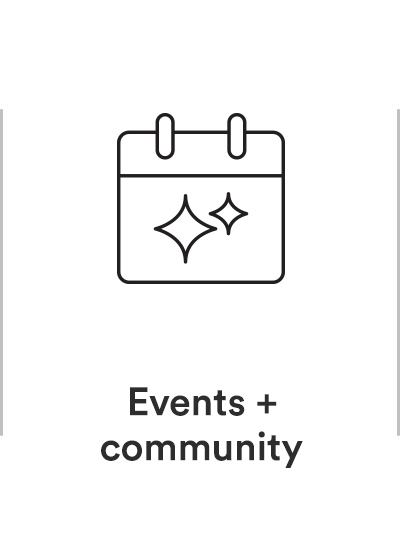 Events + Community