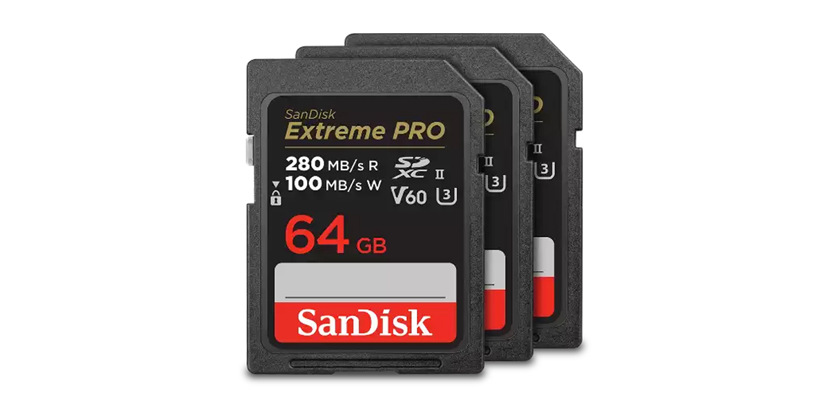 3 Extreme  PRO SDXC UHS-II Cards