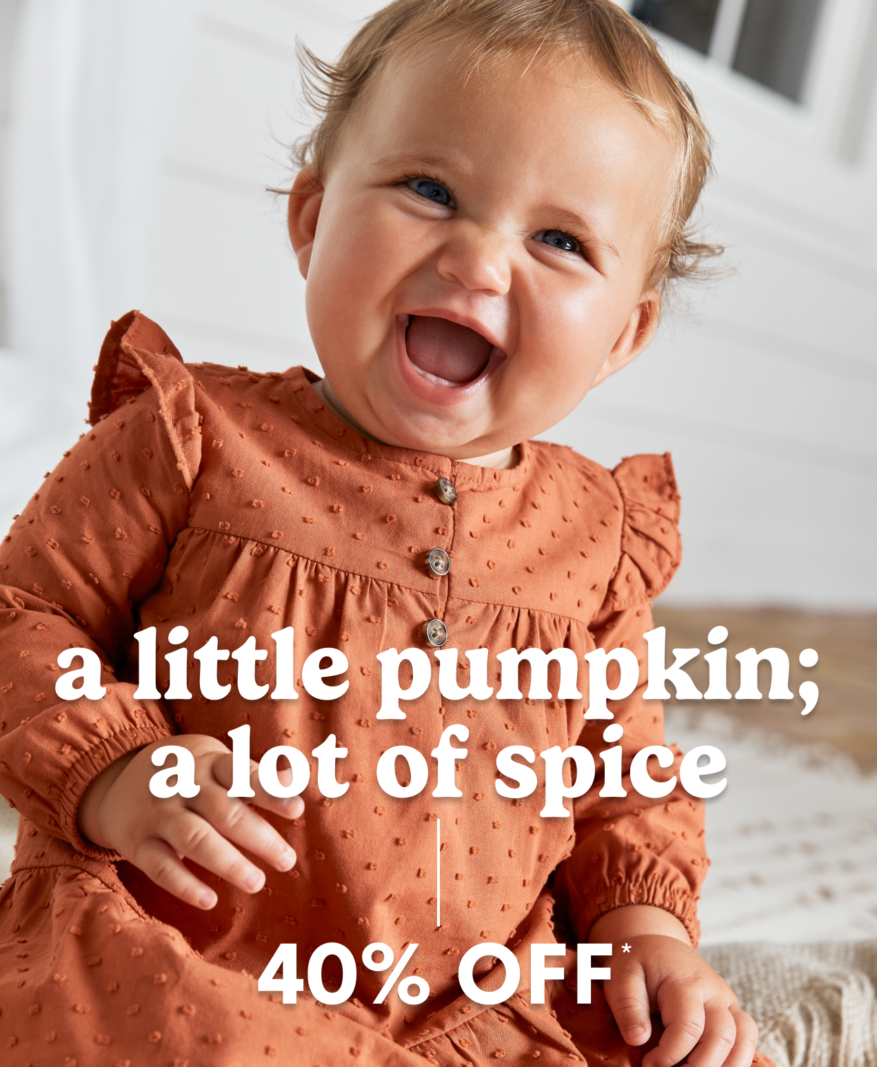 40% OFF* | a little pumpkin; a lot of spice