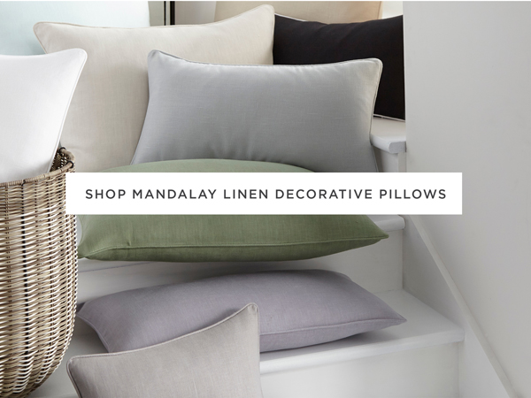 Shop Mandalay Linen Decorative Pillows