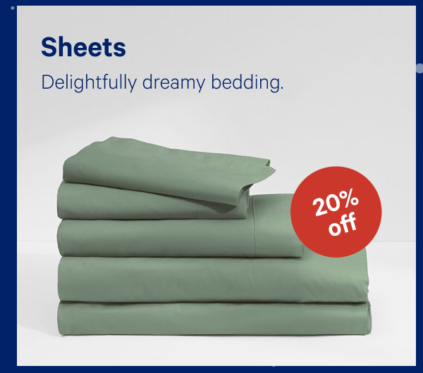 Sheets >> Delightfully dreamy bedding. >>