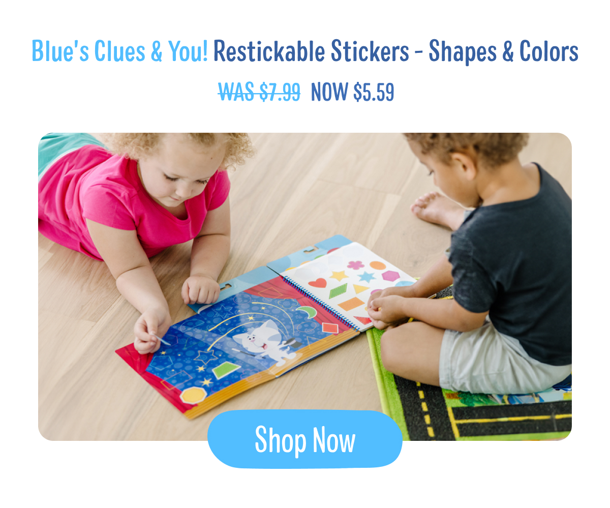 Restickable Stickers - Shapes & Colors