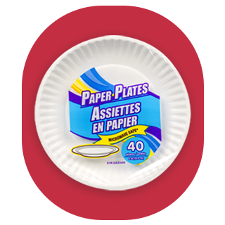 40-ct. white paper plates