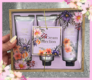 Floral hand cream gift set for mothers day from Ross. 