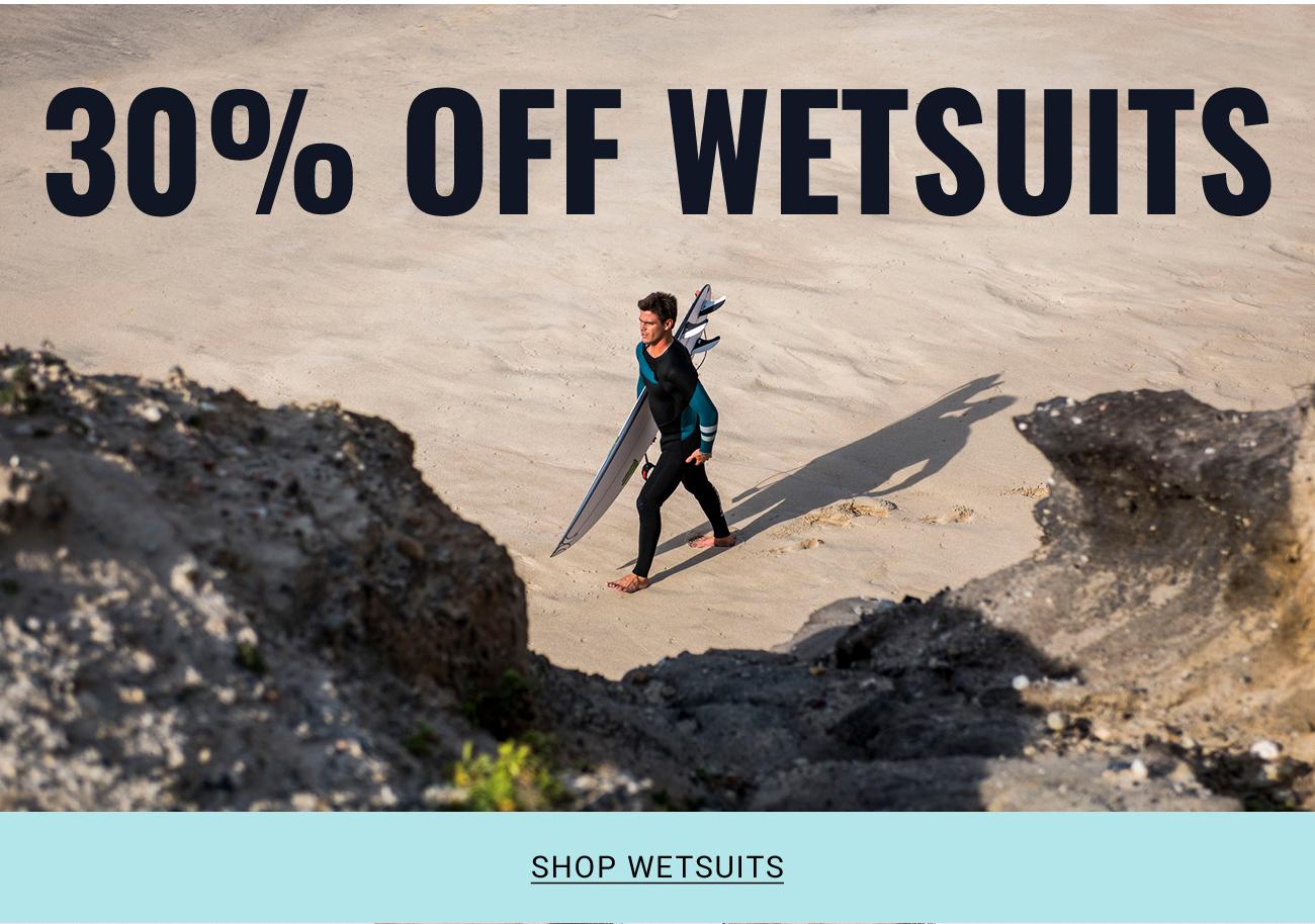 30% OFF Wetsuits | Shop Wetsuits