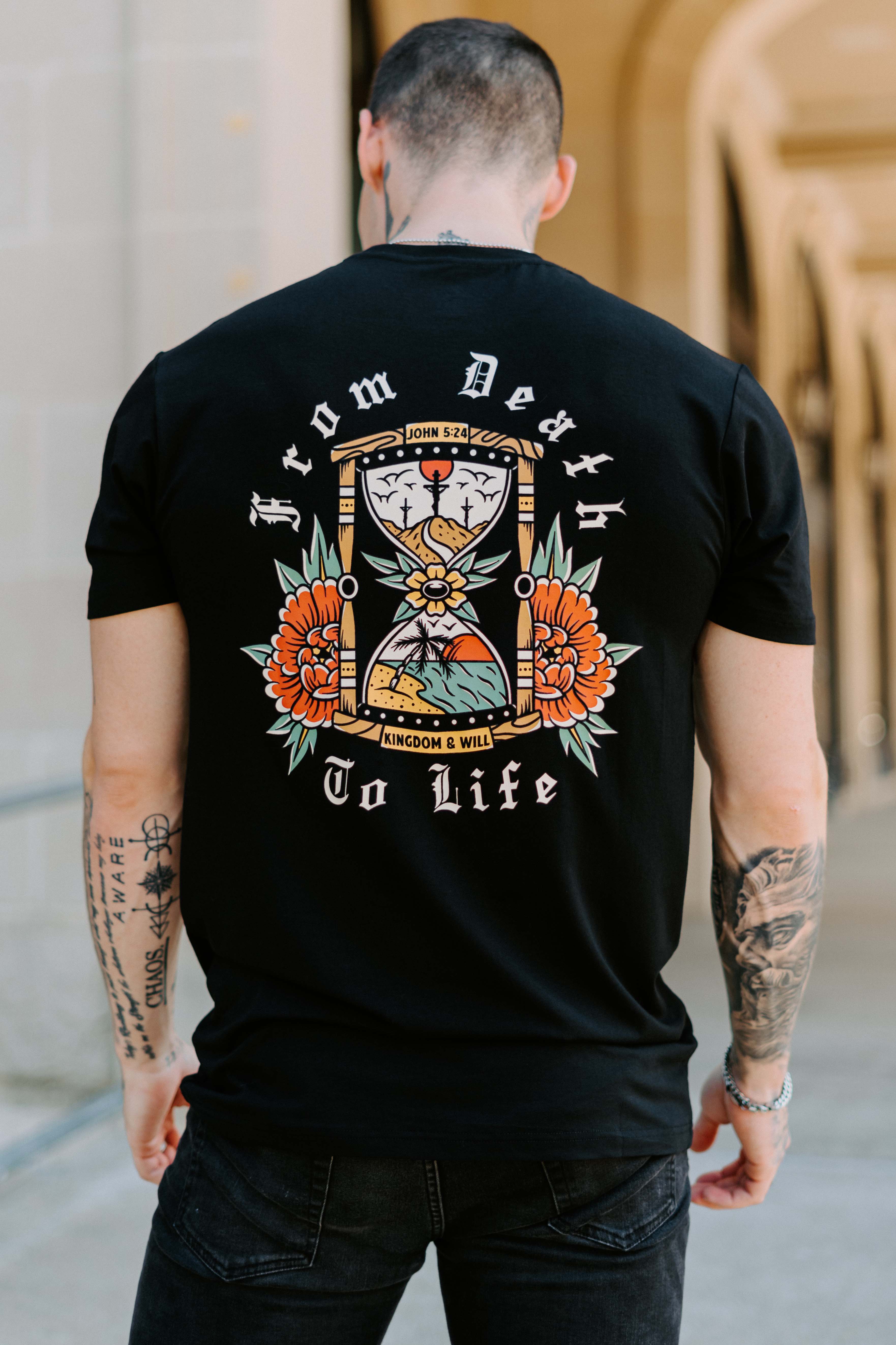 Kingdom & Will Death to Life T-Shirt (Black)