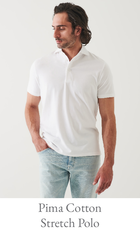 PIMA COTTON STRETCH POLO