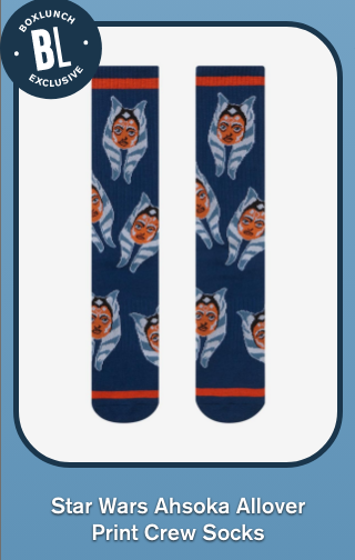 Star Wars Ahsoka Allover Print Crew Socks