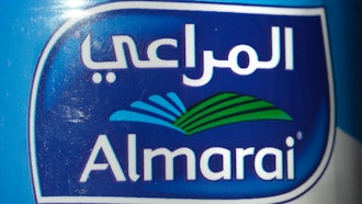 Almarai logo in Cairo, April 26, 2023.