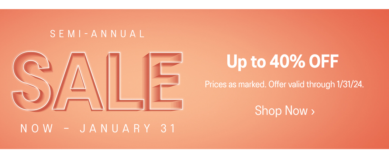 Semi Annual Sale 