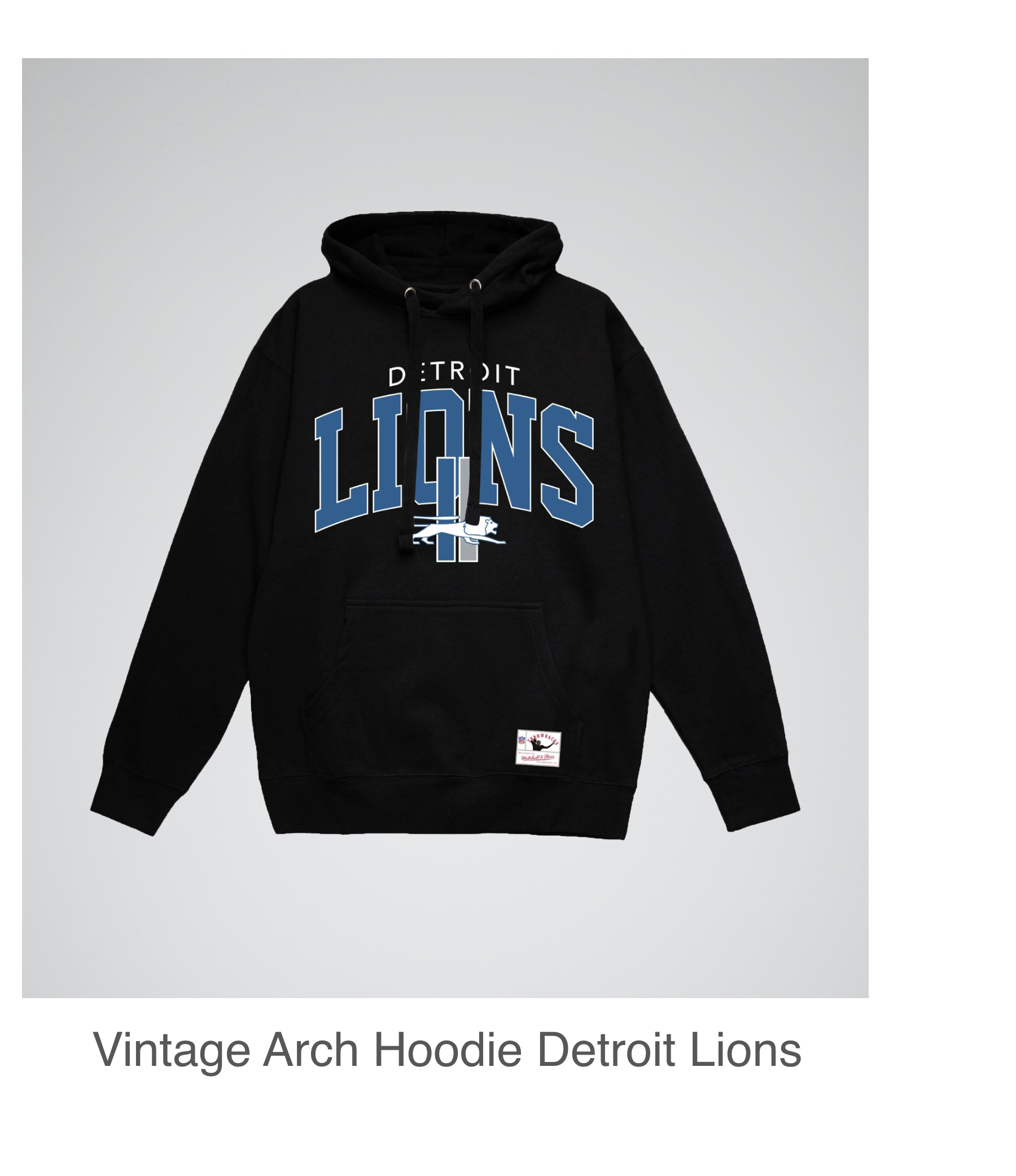 Vintage Arch Hoodie Detroit Lions