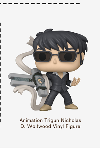 Animation Trigun Nicholas D. Wolfwood Vinyl Figure