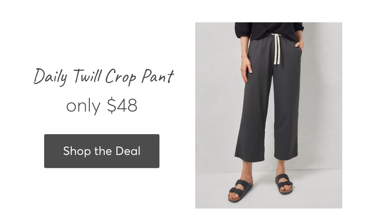 Daily Twill Crop Pant, only $48, Shop the Deal