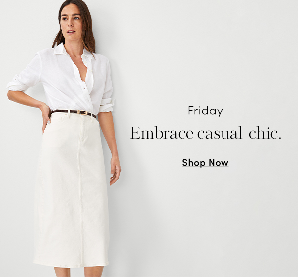 Embrace casual-chic