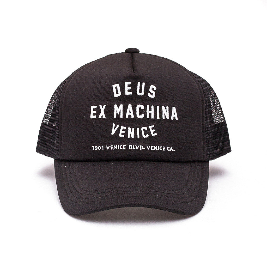 Image of Venice Address Trucker Hat - Black