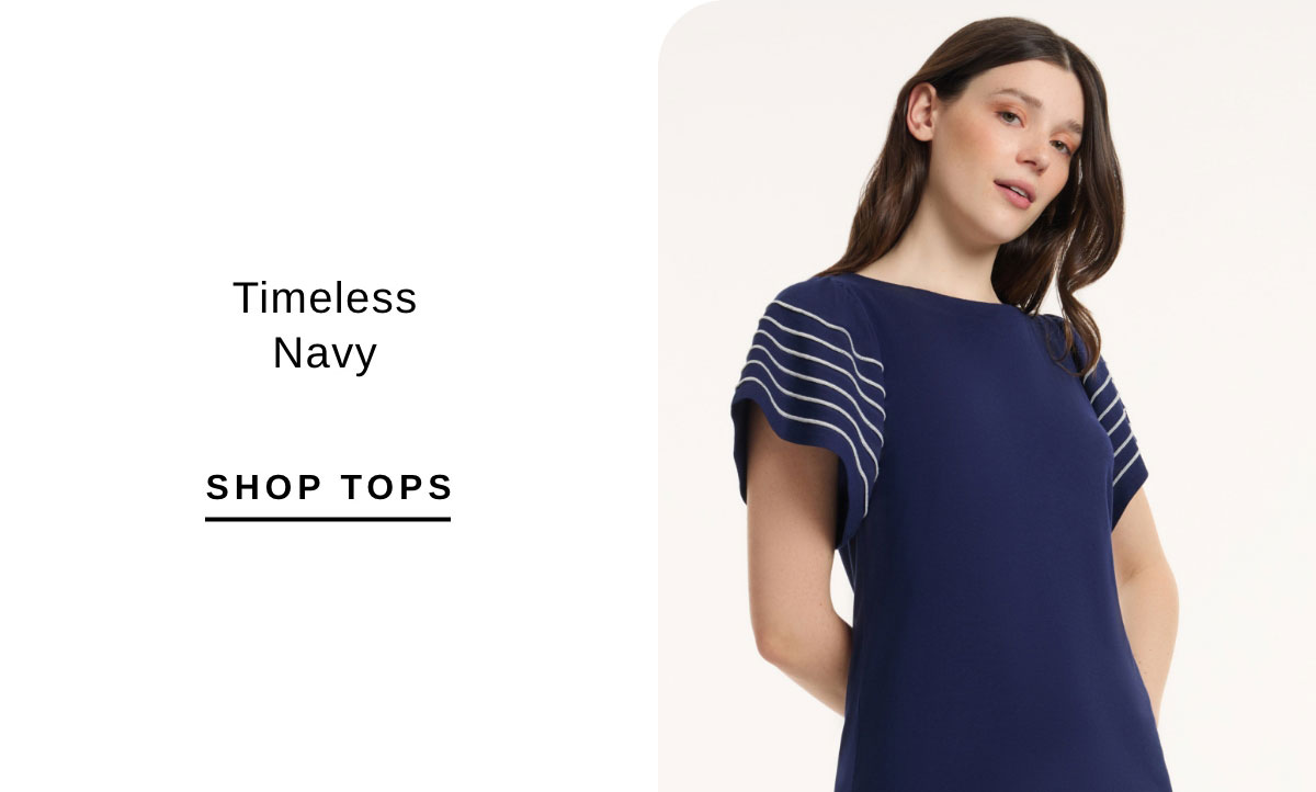 Timeless Navy | SHOP TOPS