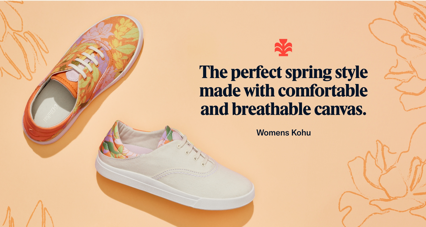 The perfect spring style made with comfortable and breathable canvas