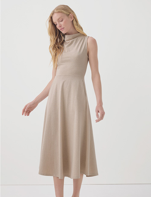 Cowl Neck Dress