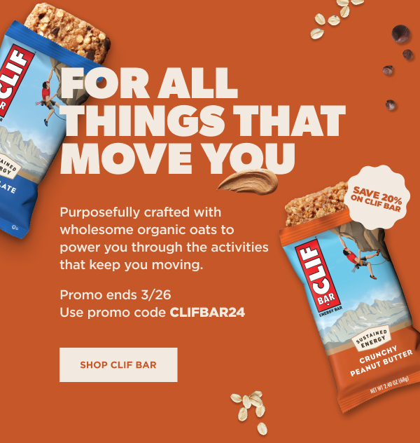 Save 20% CLIF BAR