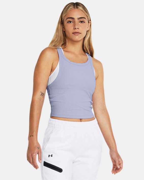 Women's UA Meridian Rib Crop Tank