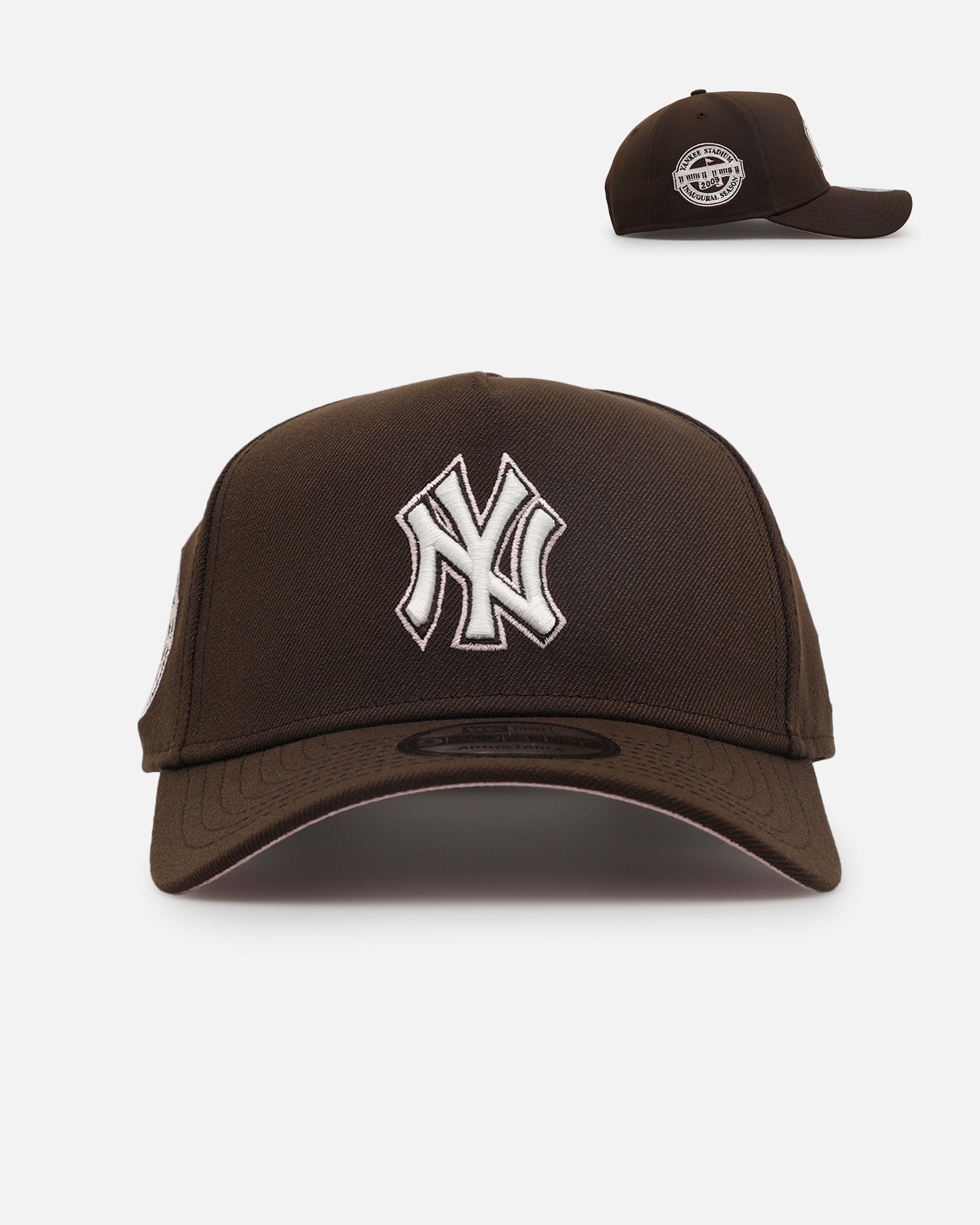 Image of New Era New York Yankees 'Neapolitan 2.0' 9FORTY A-Frame Snapback Brown