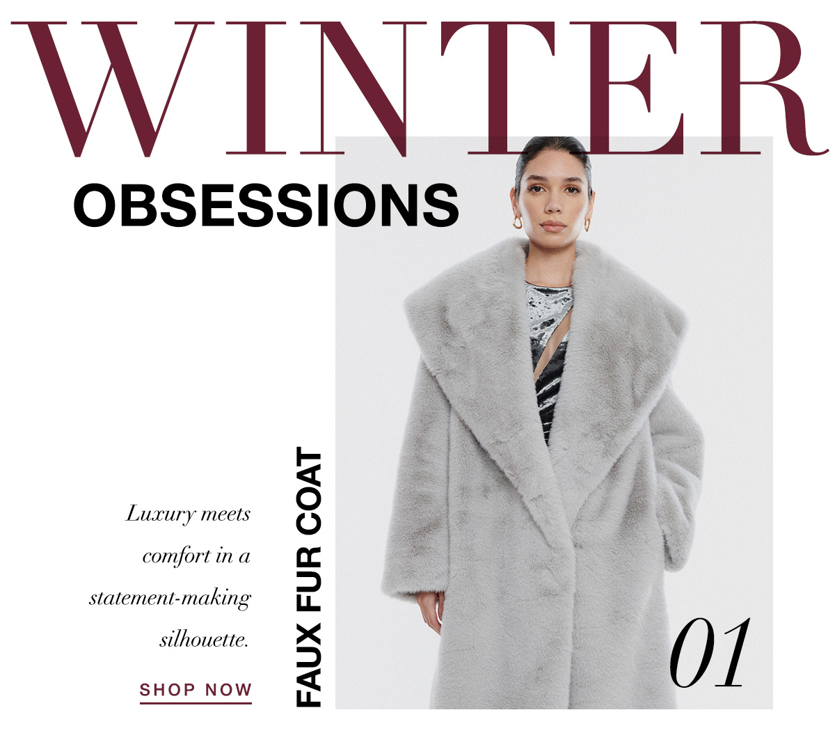 Winter Obsessions- Faux Fur Coat