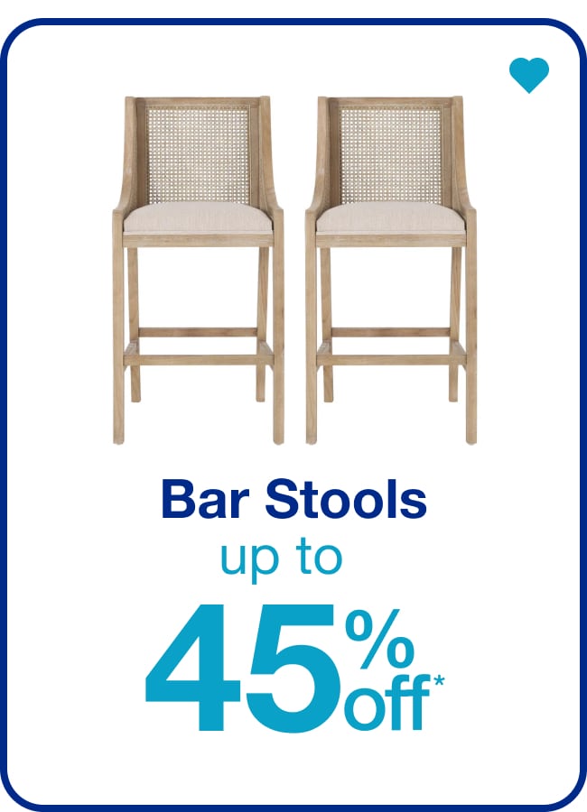 Bar Stools Up to 45% off â€” Shop Now!