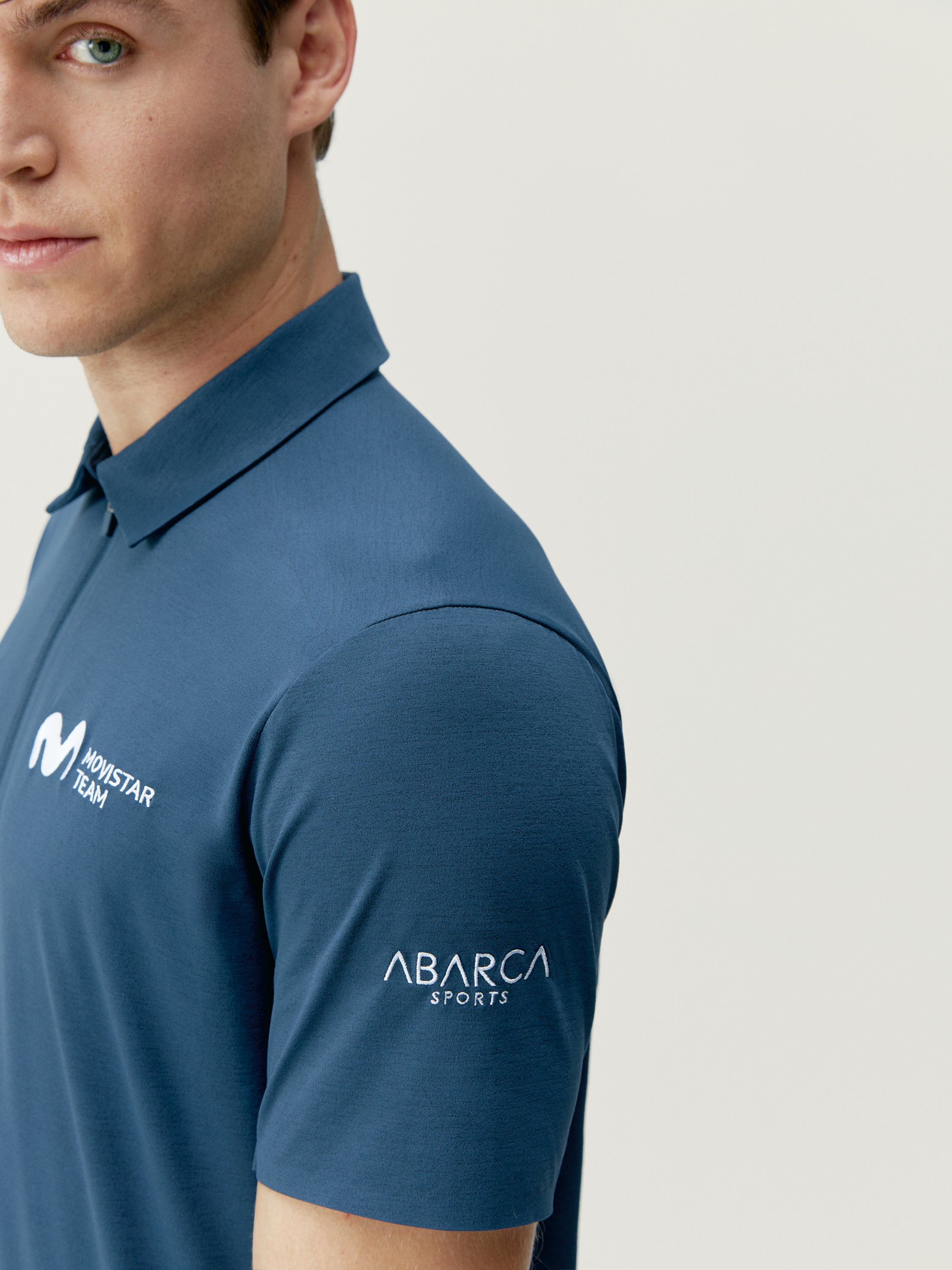 Image of Polo Hombre Movistar Sea Blue