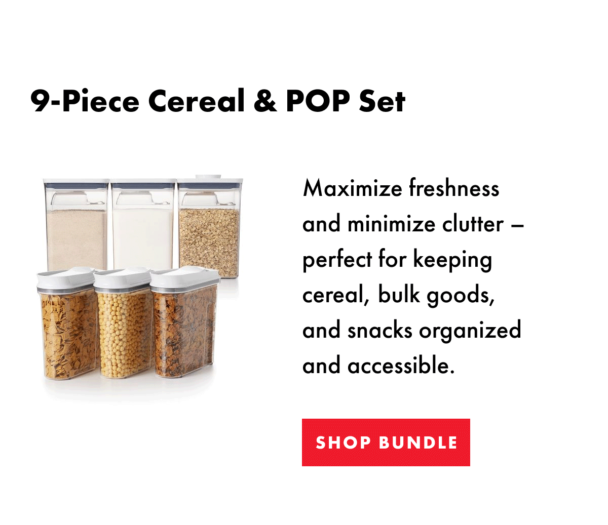 9-Piece Cereal & POP Set | Shop Bundle