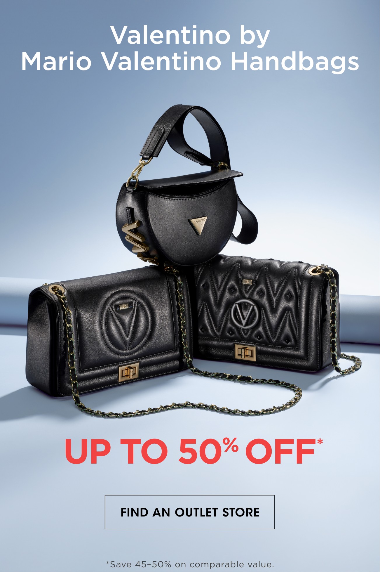 Valentino by Mario Valentino Handbags | UP TO 50% OFF*| FIND AN OUTLET STORE | *Save 45-50% on comparable value